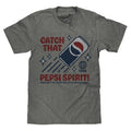 Retro Catch That Pepsi Spirit Soda Logo T-Shirt - Graphite Heather Hoodie, Sweatshirt | GrindPrints.com