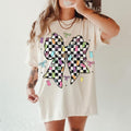 Retro Checkered Easter Coquette Bow Easter Easter Bow Easter Bunny Spring Preppy Easter T-Shirts, Hoodie, Sweatshirt