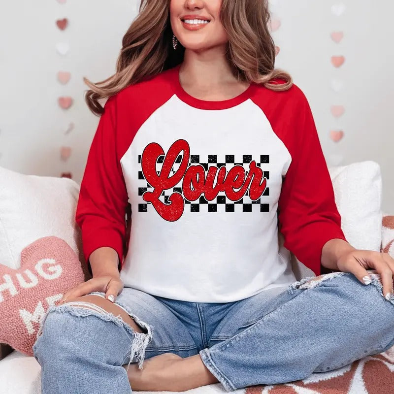 Retro Checkered Lover Shirt - ONLY 1 MEDIUM at this price Hoodie, Sweatshirt | GrindPrints.com