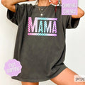 Retro Checkered Mama Graphic Tee, Comfort Colors Mama Checkered Shirt, Comfort Colors Mama Shirt, Motherhood Shirt, New...