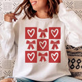Retro Checkered Valentine'S Coquette Bow Valentines Sweatshirt_ Man Casual T-Shirts, Hoodie, Sweatshirt