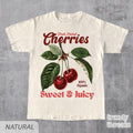 Retro Cherries Commercial Graphic T-Shirt, Vintage Cherry T-Shirt, Unisex Cotton Tee, y2k Style T Shirt, Cool Gift For...