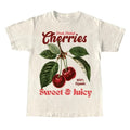 Retro Cherry Commercial Graphic Shirt, Vintage Cherry T-Shirt, Unisex Cotton T-Shirt, Y2K Style T-Shirt, Cool Gift for...