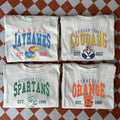 Retro College Spirit Sweatshirt - Vintage 90s University Team Style T-Shirts, Hoodie | GrindPrints.com