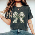 Retro Coquette St Patrick's Day T-shirt, Coquette St Patty's Day Shirt, Lucky Charm Shamrock Tee, Coquette Bow Shirt...