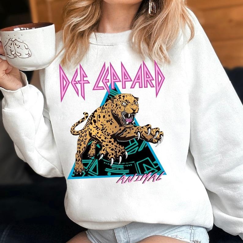 Retro Def Leppard shirt, vintage rock band sweatshirt, rock festival sweatshirt Hoodie | GrindPrints.com
