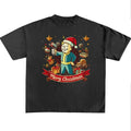 Retro Fallout Nuka Cola Merry Christmas Tee, Retro Gaming Appeal, Xmas Streetwear, Perfect Gift For Fans, Unisex Heavy...