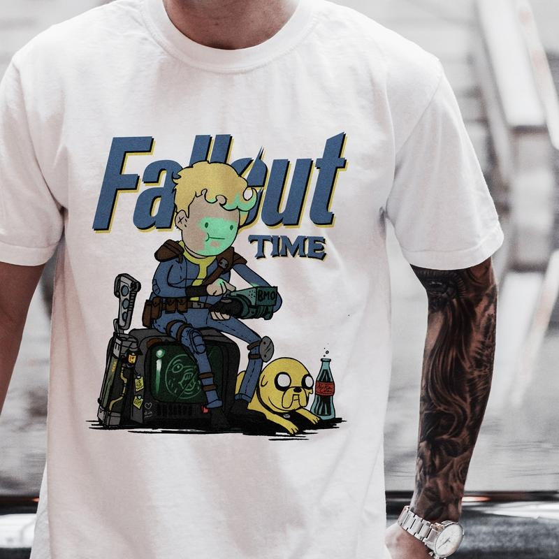 Retro Fallout Time Vintage Shirt Fallout Inspired Fallout Time Classic Cotton Fallout Game Shirt T-Shirts, Hoodie, Sweatshirt