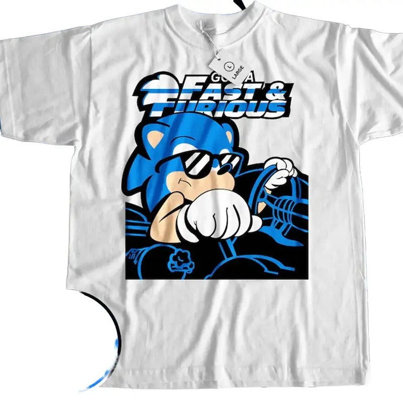 Retro Fast Hero Unisex T-shirt - Arcade Style Apparel, 90s Video Game Legend, Japanese Speedster Clothing, Fast-Paced...