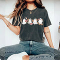 Retro Floral Ghosts Shirt, Cute Halloween Ghosts Tee, Ghosts With Flowers Shirt, Sp0oky Season Shirt, B0ujee Ghost,...