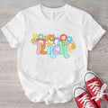 Retro Floral Teach T-Shirt, New Teacher Shirt, Matching Teaching Team Tee, Teacher's Day Gift Tee, Teacher Appreciation...