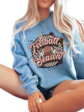 Retro Football Season Sweatshirt, Trendy Football Mom Shirt, Game Day Shirt, Football Lover Shirt, Unisex Sweatshirt,...