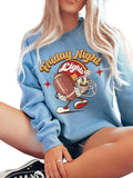 Retro Friday Night Football Sweatshirt, Football Mom Shirt, Football Dad Shirt, Vintage Game Day Shirt, Unisex...