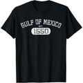 Retro Gulf of Mexico Est 1550 Mexican Flag for Men Women T-Shirt made in usa Hoodie, Sweatshirt | GrindPrints.com