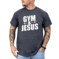 Retro Gym And Jesus Graphic Tee, Faith Workout Unisex T-shirt For Men, Christian Gym Shirt, Religious Gym Lovers Clothing...
