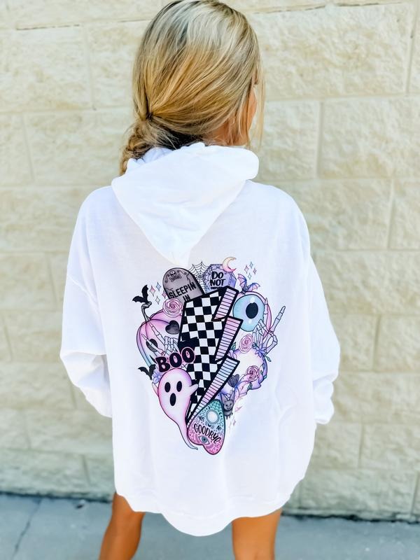 Retro Halloween Graphic Hoodie T-Shirts, Sweatshirt | GrindPrints.com
