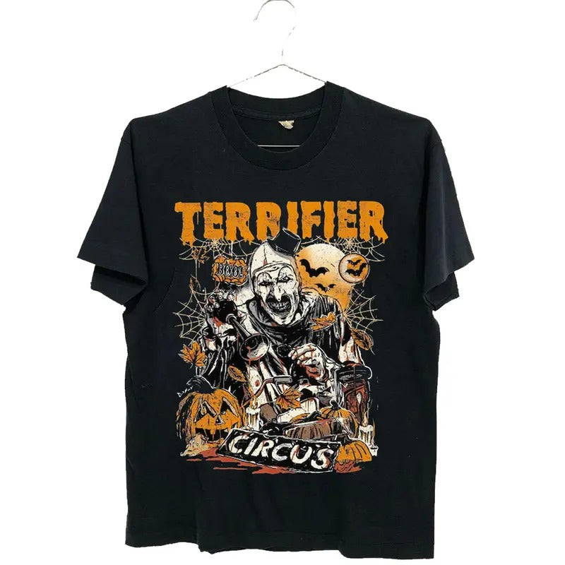 Retro Halloween Horror t-shirt, Vintage Scary Movie shirt, Halloween Terr1fier Fan T-shirt Menswear Soft Hoodie, Sweatshirt