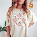 Retro Halloween Shirt Coquette Halloween Shirt Hallowen Pumpkin Shirt Pink Pumpkin Shirt Pumpkin Coquette Bow Shirt Coquette Ghost Shirt Top Womenswear Underwear Lady Comfort T-Shirts, Hoodie, Sweatshirt