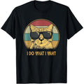 Retro I Do What I Want Cat Funny Cat Lover Made Usa T-Shirts, Hoodie, Sweatshirt