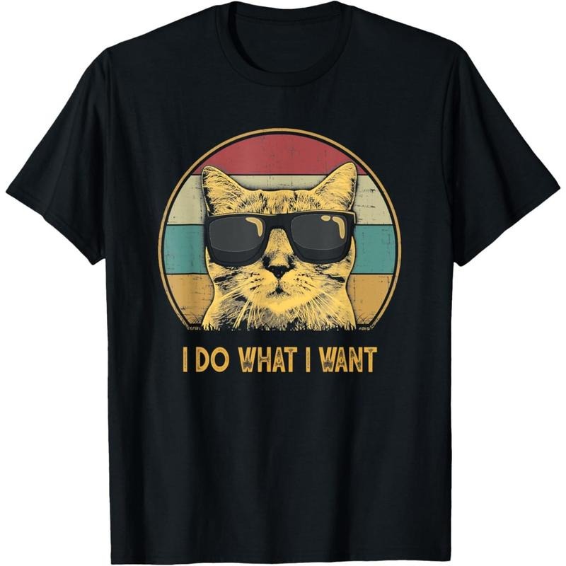 Retro I Do What I Want Cat Funny Cat Lover Made Usa T-Shirts, Hoodie, Sweatshirt
