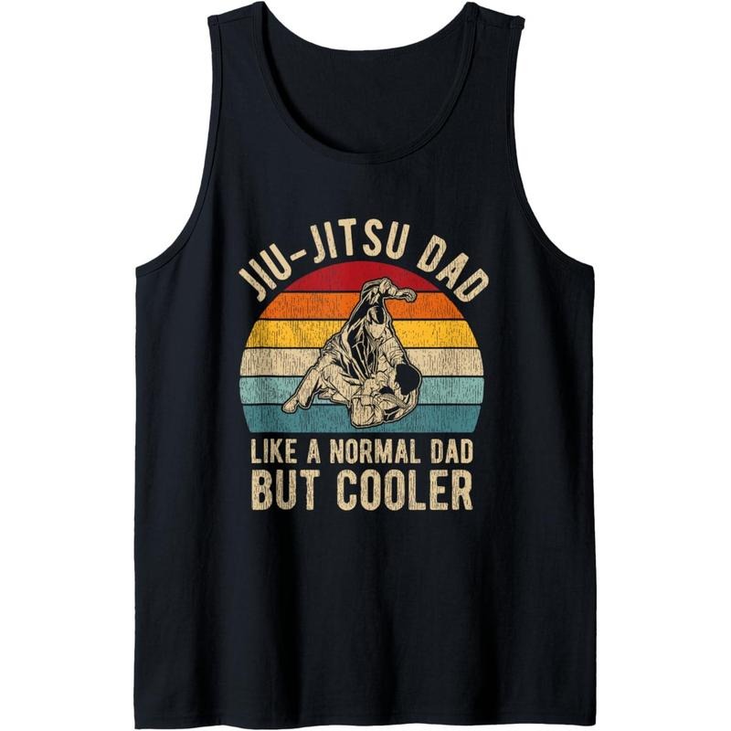 Retro Jiu-Jitsu Dad Shirt BJJ Men Father Vintage Tank Top MADE IN USA Hoodie, Sweatshirt | GrindPrints.com