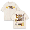 Retro Luke Beer Never Broke My Heart Tee, Combs Double Sides Front And Back Tshirt Retro Gift For Him Gift For Her Music...