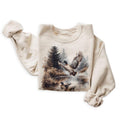 Retro Mallard Ducks Fall Pond Scene Sweaters, 90s Waterfowl Duck Forest Nature Menswear T-Shirts, Hoodie, Sweatshirt