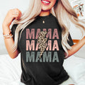 Retro Mama Shirt, Leopard Mama Shirt, Mom Life Shirt,Girl Mama Shirt, Motherhood Shirt, Cute Mom Shirt,Mothers Day...