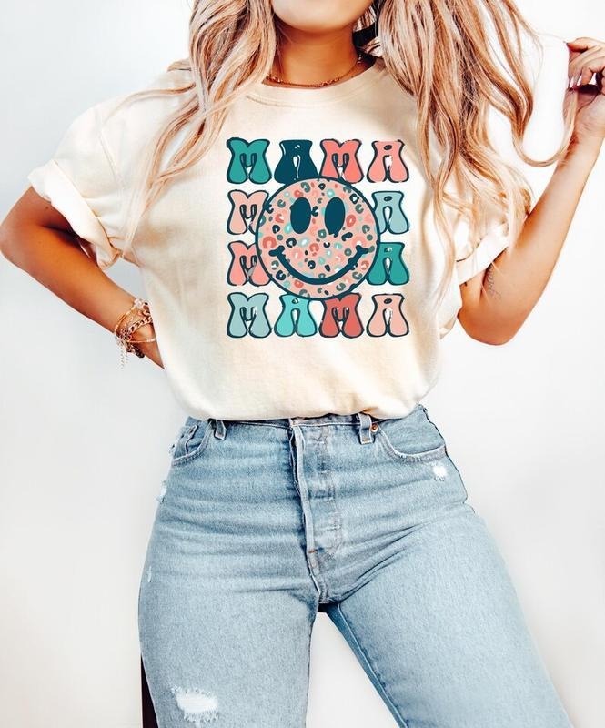 Retro Mama Vibes Crewneck,Cozy Mom Tee,Thoughtful Gift for Grandma, shirt for women Hoodie, Sweatshirt | GrindPrints.com