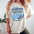 Retro Mc Que0n Cars Shirt, Cars Movie T-Shirt, Sally Carrera Shirt, Piston Cup Champion Shirt, cars movie Number Shirt...