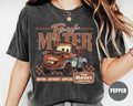 Retro Mc Que0n Cars Shirt, Cars Movie T-Shirt, Tow Mater Shirt, Piston Cup Champion Shirt, cars movie Number Shirt Casual...