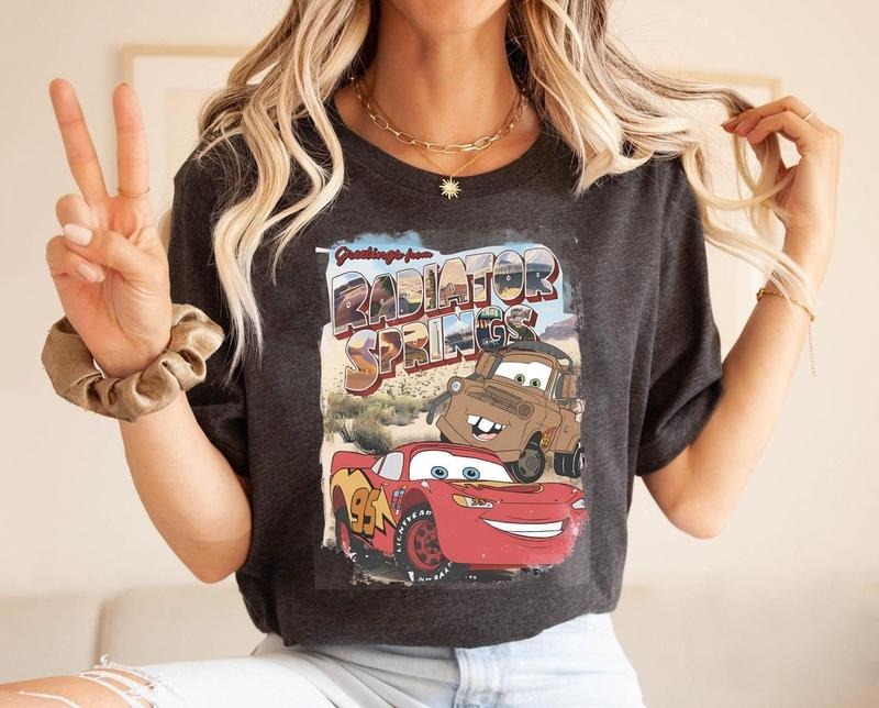 Retro McQ Ueen Cars Shirt Cars Movie Lightning Shirt Champion Shirt Number Shirt Cotton T-Shirts, Hoodie, Sweatshirt
