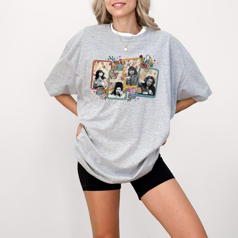 Retro Mom Flower T-Shirt, Floral Mom Vibes Tee, Mom Life Sweatshirt, Cool Mom Shirt, 90s Mom Vibes Shirt, Mother's Day...