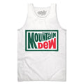 Retro Mountain Dew Logo Tank Top - White T-Shirts, Hoodie, Sweatshirt | GrindPrints.com