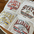 Retro NCAA College Football Mascot Crewneck Sweatshirt Classic Menswear Tops Cotton Sweaters   Sport Fabric Casual...
