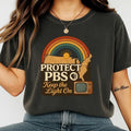 Retro PBS Protect Tee, Unisex Heavy Cotton T-Shirt, Great for Gifts Hoodie, Sweatshirt | GrindPrints.com