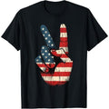 Retro Peace Sign Vintage 60'S 70'S Hippie Made USA T-Shirts, Hoodie, Sweatshirt