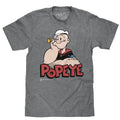 Retro Popeye T-Shirt - Graphite Gray Heather Hoodie, Sweatshirt | GrindPrints.com