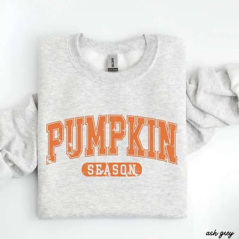 Retro Pumpkin Season Halloween Classic Unisex Sweatshirt for men and women T-Shirts, Hoodie | GrindPrints.com