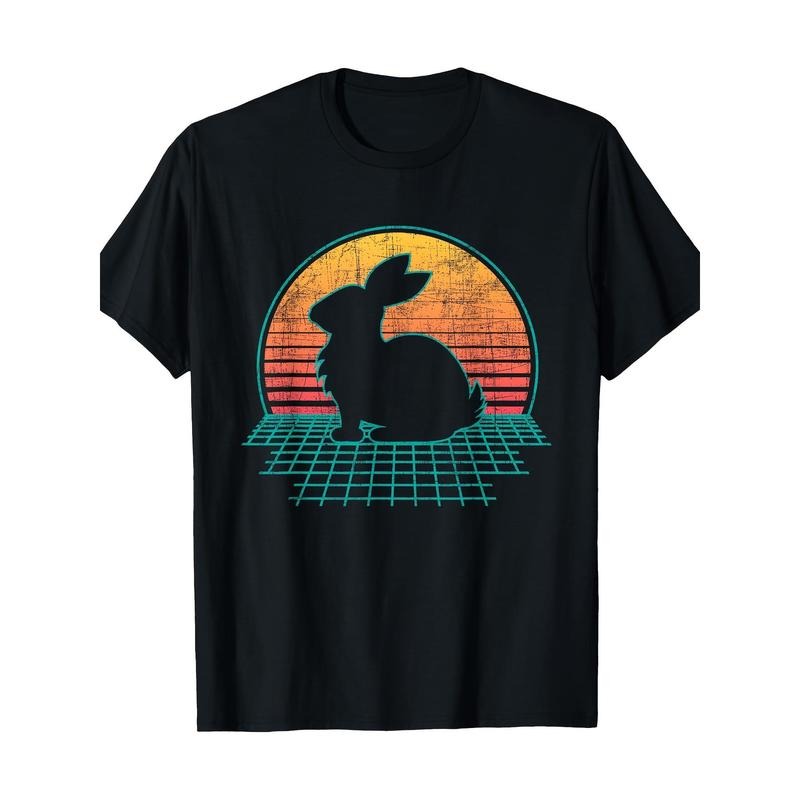 Retro Rabbit Lover - Zookeeper Bunny Breeder Veterinarian 100% Cotton T-Shirt made in usa Hoodie, Sweatshirt