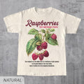 Retro Raspberries Commercial Graphic Shirt, Vintage Raspberry T-Shirt, Unisex Y2K Cotton Tee, Cool Gift , Global Trending...