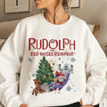 Retro Rudolph And Clarice Sweatshirt, Rudolph Red Nosed Reindeer Sweatshirt, Classic Rudolph and Clarice Sweatshirt,...