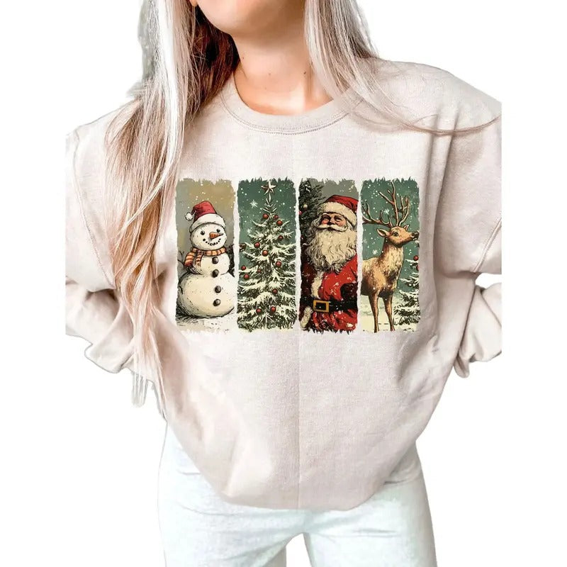 Retro Santa Claus Retro Womenswear T-Shirts, Hoodie, Sweatshirt
