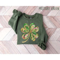 Retro Shamrock Sweatshirt, Womens Shenanigans Sweatshirt, Cute St Patricks Day Sweatshirt, Lucky Sweatshirt, Irish Shirt,...