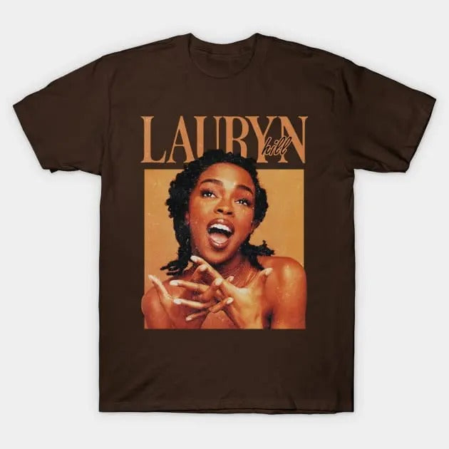 Lauryn Hill T Shirt Vintage Graphic Lauryn Hill // Retro Singer Menswear T-Shirt Hoodie, Sweatshirt | GrindPrints.com