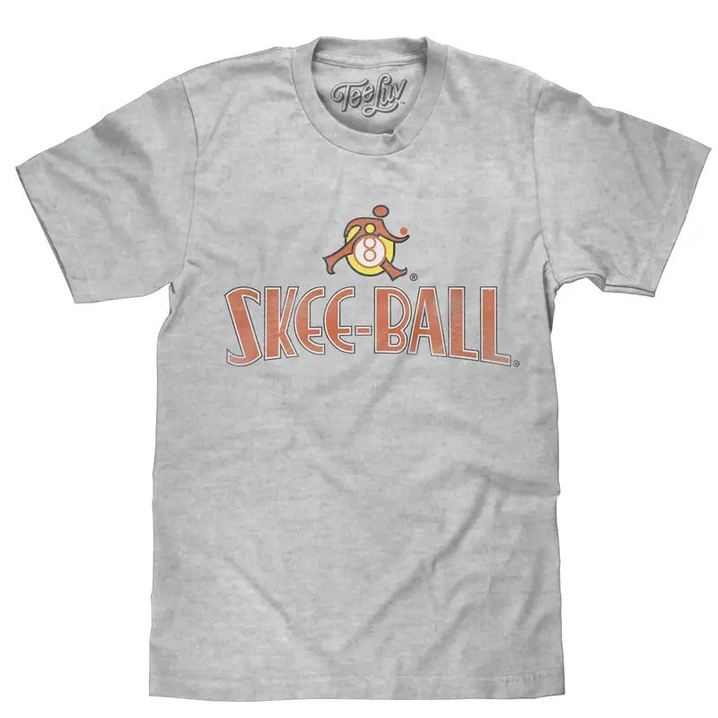 Retro Skee Ball Arcade Game T-Shirt - Athletic Gray Heather Hoodie, Sweatshirt | GrindPrints.com