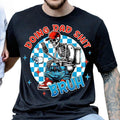 Retro Skeleton Toilet Shirt, Skeleton Father Shirt, Dad Shirt, Funny Doing Dad Bruh Graphic Tee, Trendy Father's Day Gift...