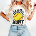 Retro Softball Aunt T-Shirt, Softball T-Shirt, Sports T-Shirt, Softball Mom T-Shirt Hoodie, Sweatshirt | GrindPrints.com
