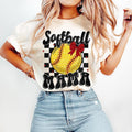 Retro Softball Mama Coquette T-Shirt, Softball T-Shirt, Softball Coquette T-Shirt, Game Day T-Shirt, Softball Mom...