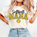 Retro Softball Mama tshirt, Varsity Tee tshirt, Mother's Day sweatshirt, Game Ready T-Shirt Hoodie | GrindPrints.com
